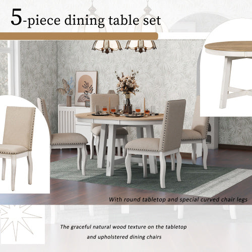 Premium Farmhouse Wooden Dining Table Set