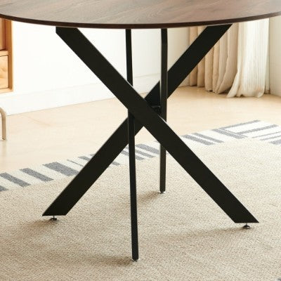 Table Mid-century Dining Table For 4-6 People