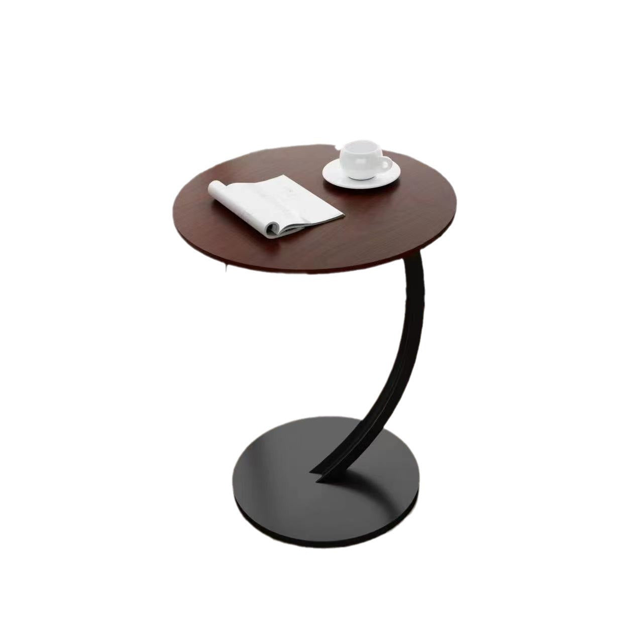Round Small Coffee Table Living Room Sofa Side Table