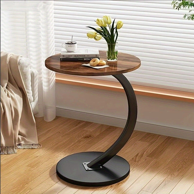 Round Small Coffee Table Living Room Sofa Side Table