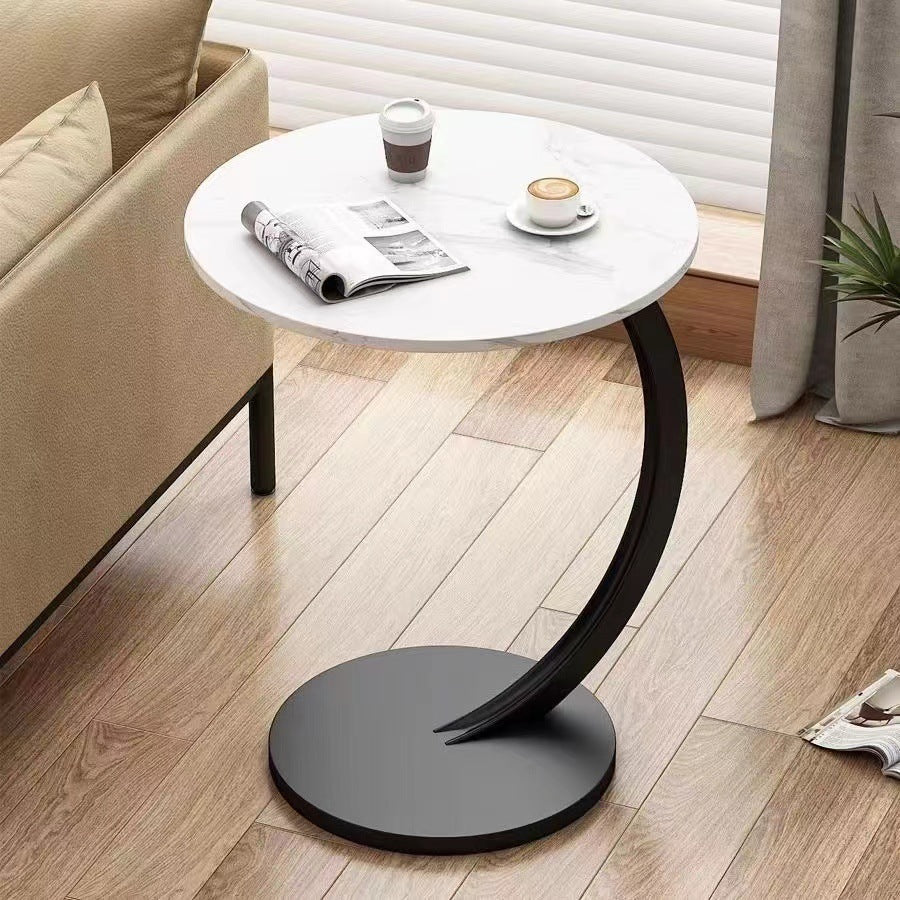 Round Small Coffee Table Living Room Sofa Side Table