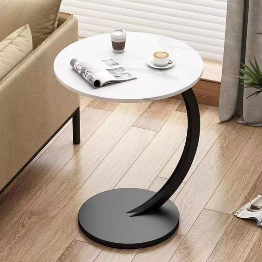 Round Small Coffee Table Living Room Sofa Side Table