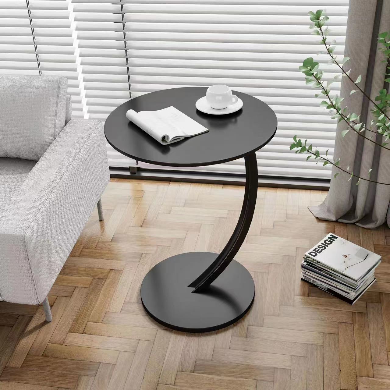 Round Small Coffee Table Living Room Sofa Side Table
