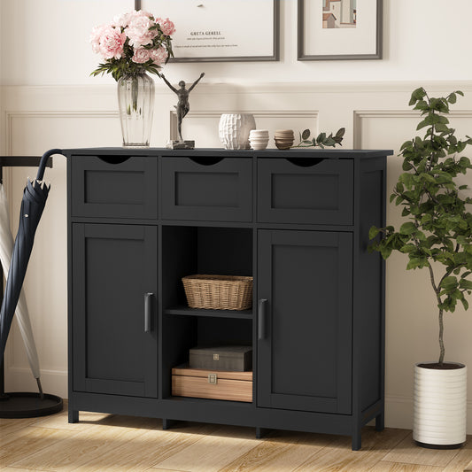 Storage Cabinet, Wooden Floor Cabinet, Storage Cabinet With Drawers