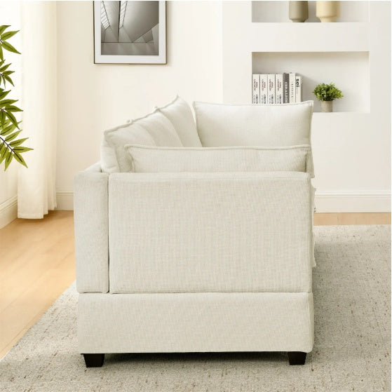 Chenille Fabric Upholstered Living Room Furniture Set