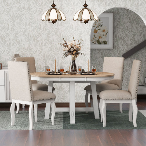 Premium Farmhouse Wooden Dining Table Set
