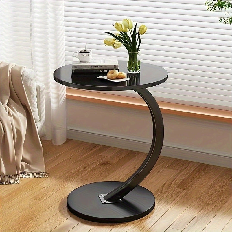 Round Small Coffee Table Living Room Sofa Side Table