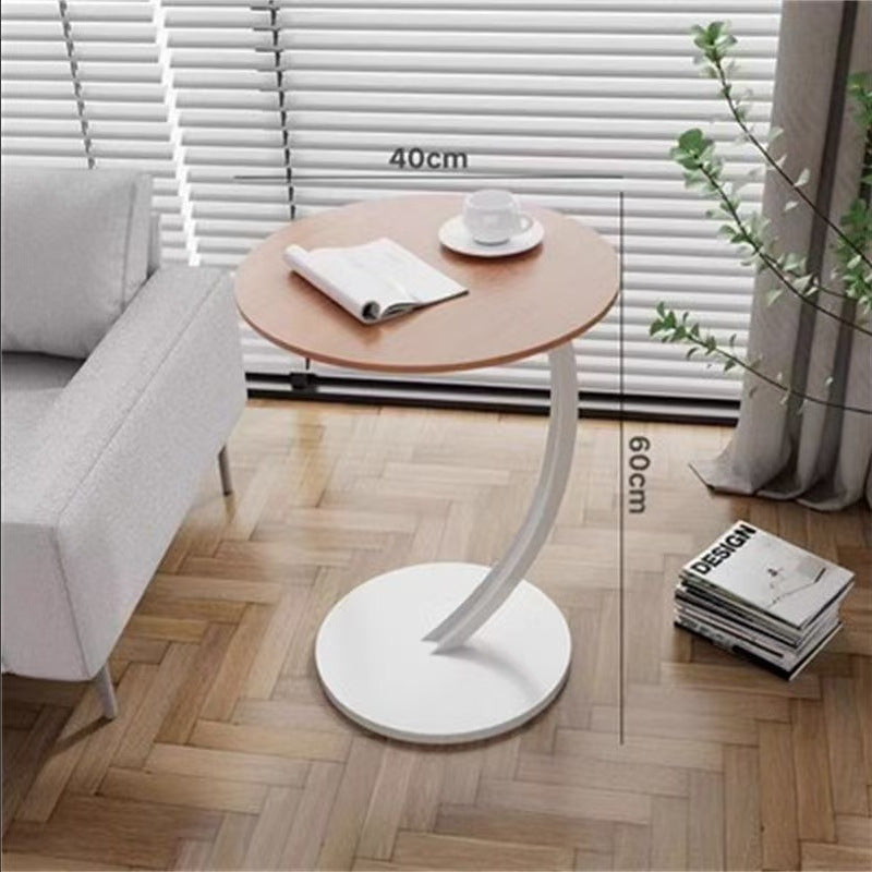 Round Small Coffee Table Living Room Sofa Side Table