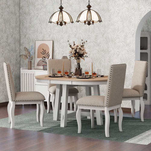 Premium Farmhouse Wooden Dining Table Set